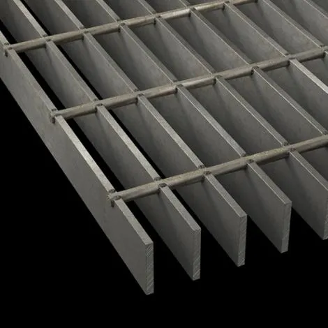 Rejilla de acero Dengtai — rejilla de acero electrosoldada, vista de detalle, con puntos de soldadura visibles, sobre fondo neutro (foto real de fábrica)